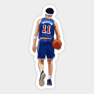 Klay Thompson Vector Back with Ball Qiangy Sticker